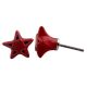 Red Star Ceramic Knob